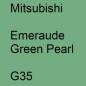 Preview: Mitsubishi, Emeraude Green Pearl, G35.